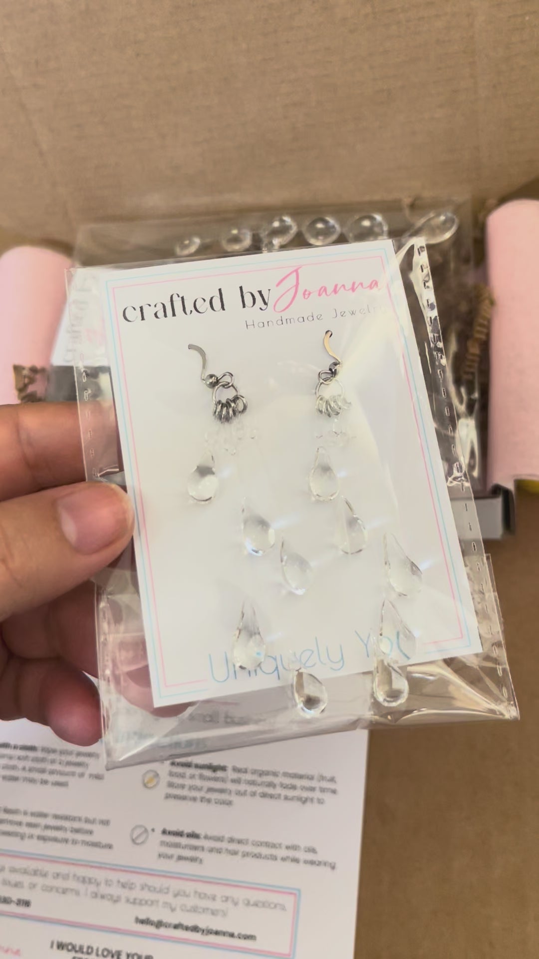 Falling Rain Earring