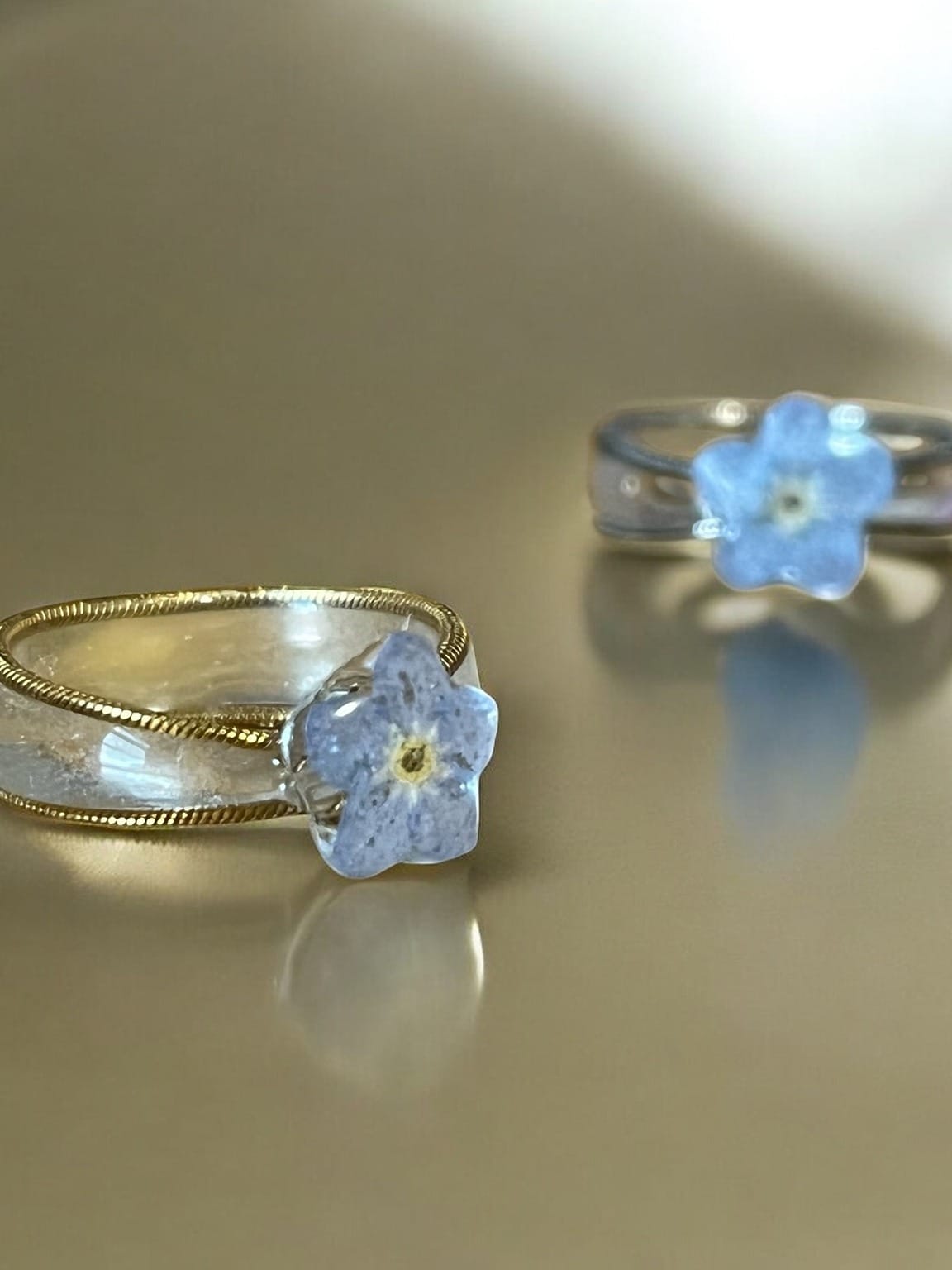 1762025 Blue Forget Me Not Ring Gold SF (2) cid13
