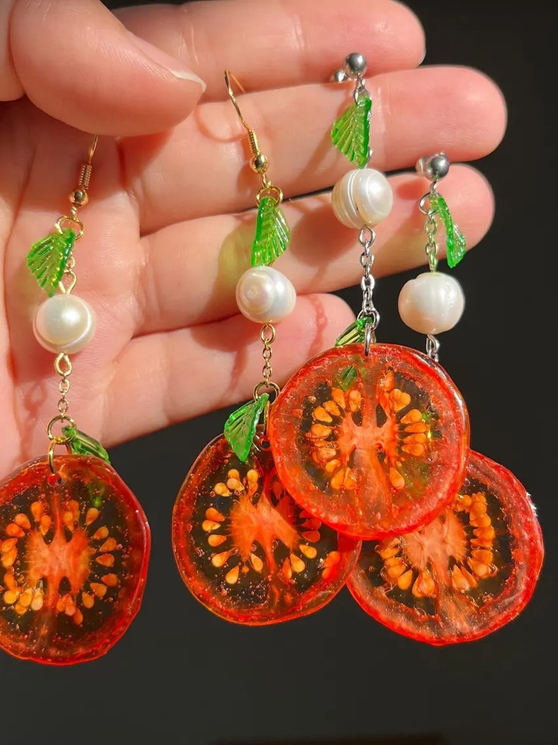 CherryTomatoPearlEarring Coll (2) cid7