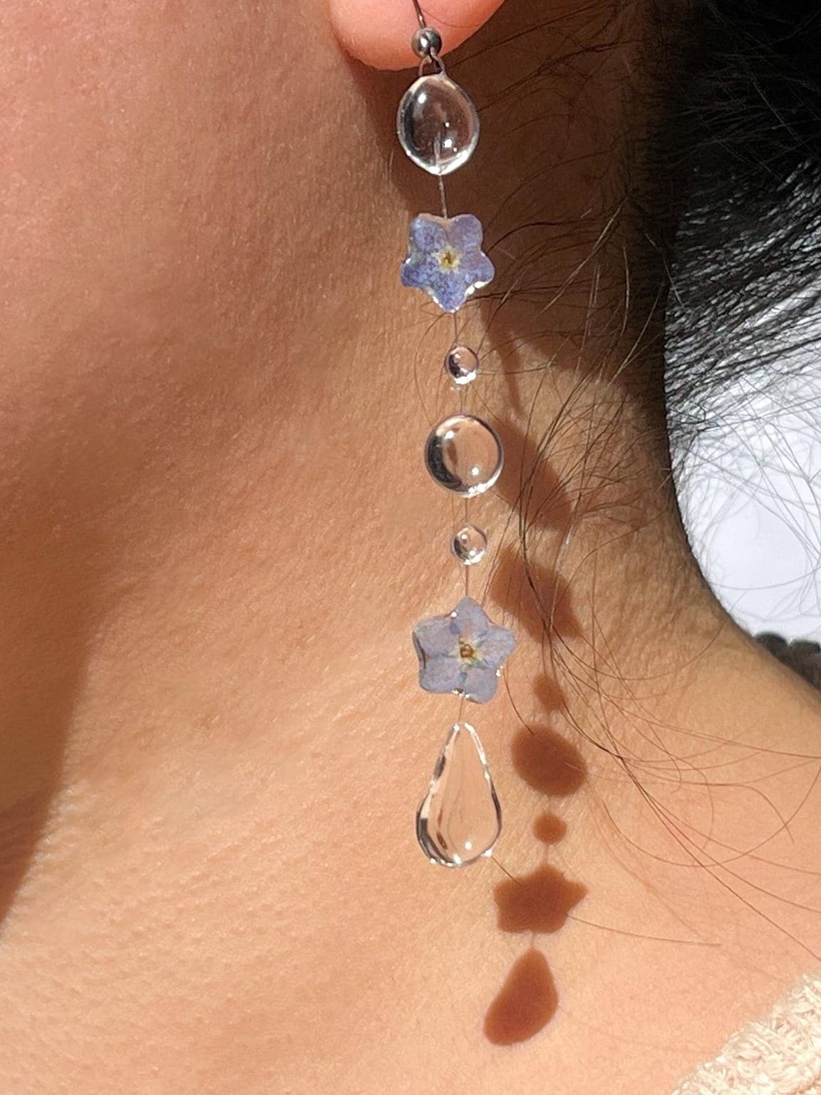 ForgetMeNotBluePlainEarring Orig LS (4) cid12