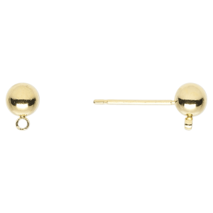 Ball Post Gold Plated