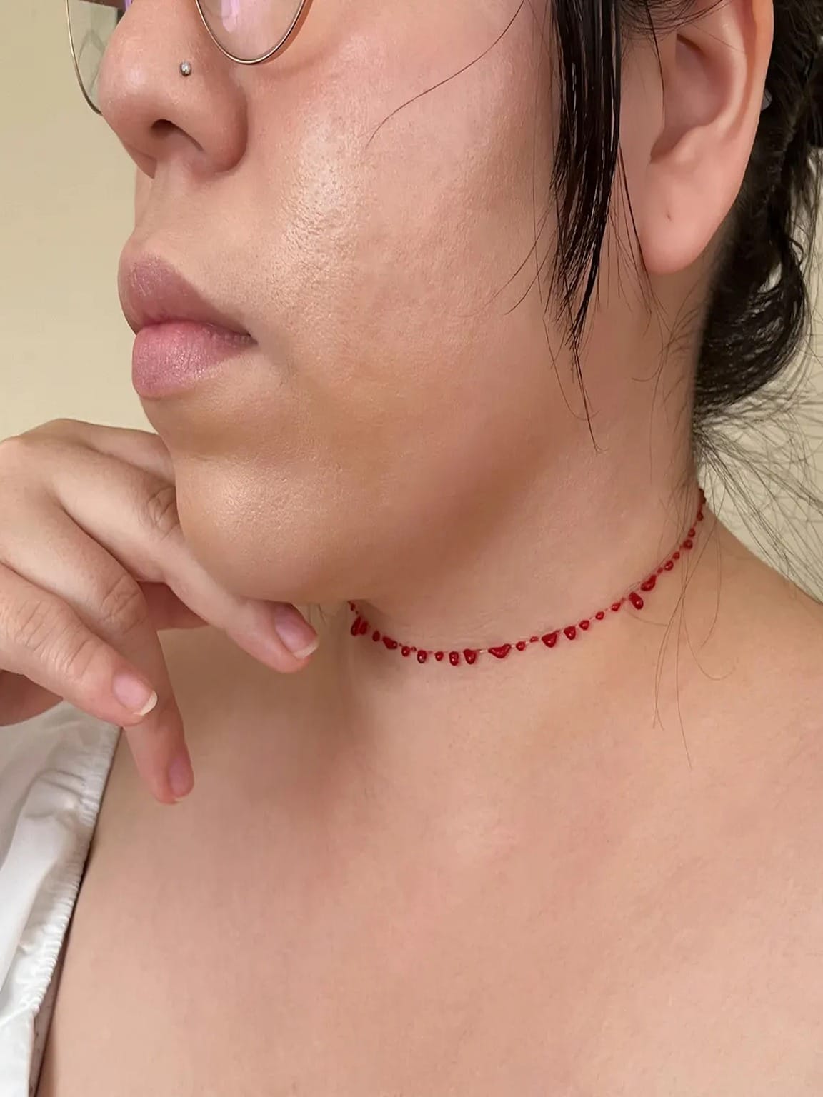 vampish blood single strand choker LS 4 cid11